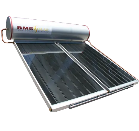Image of Solar Water Panel and Tank